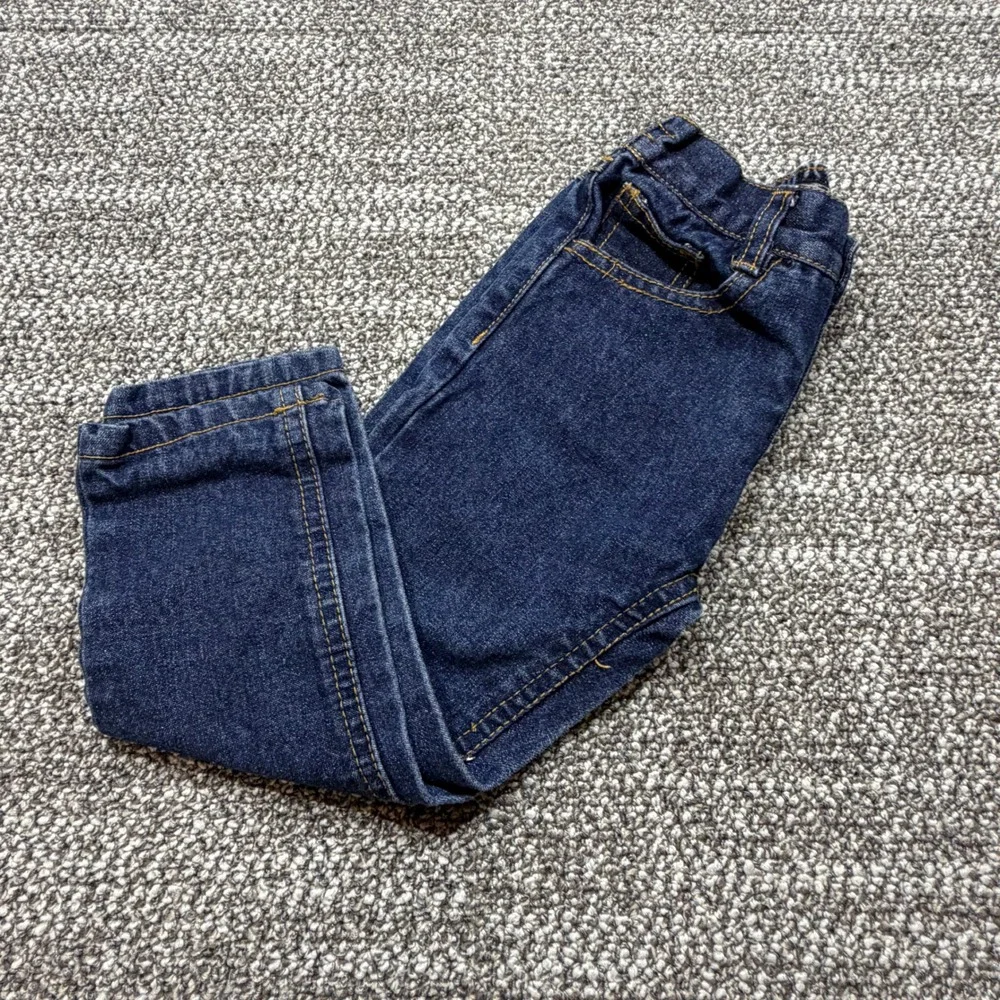 English Laundry Preloved Toddler Boys Dark Wash Denim Jeans 24M Lion Logo